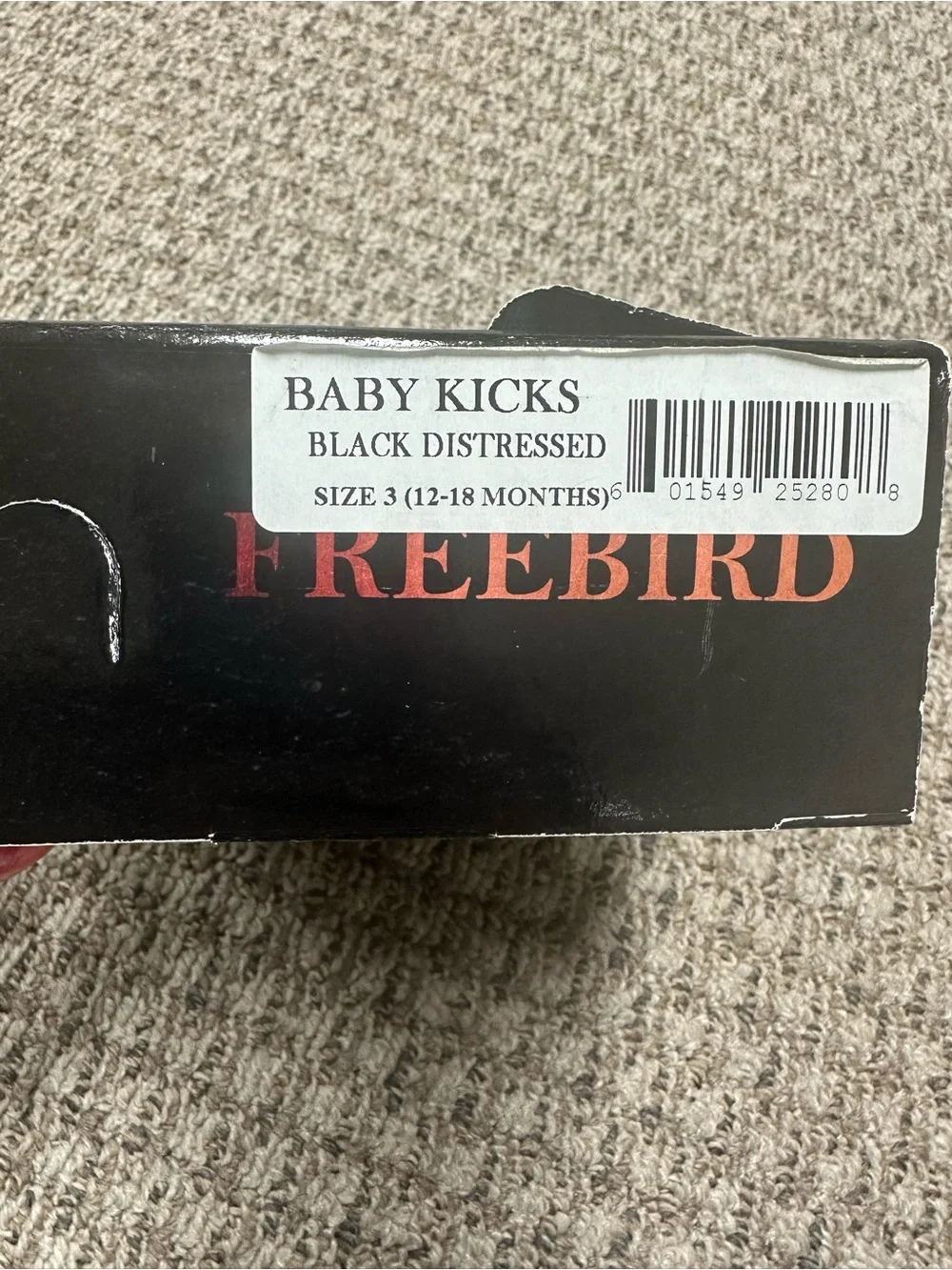 freebird baby shoes size 3 (12-18 months) never worn in original box